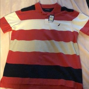Striped Nautica polo